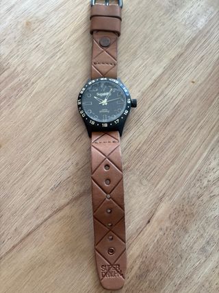 Reloj Superdry Hombre Negro y Marrón