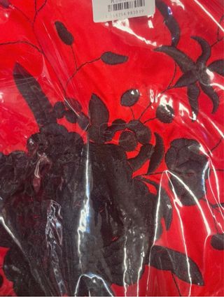 Mantón Flamenca Cuadrado rojo  150x150