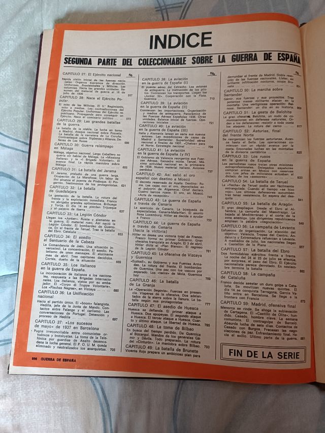Recopilación periodística Guerra civil Española.
