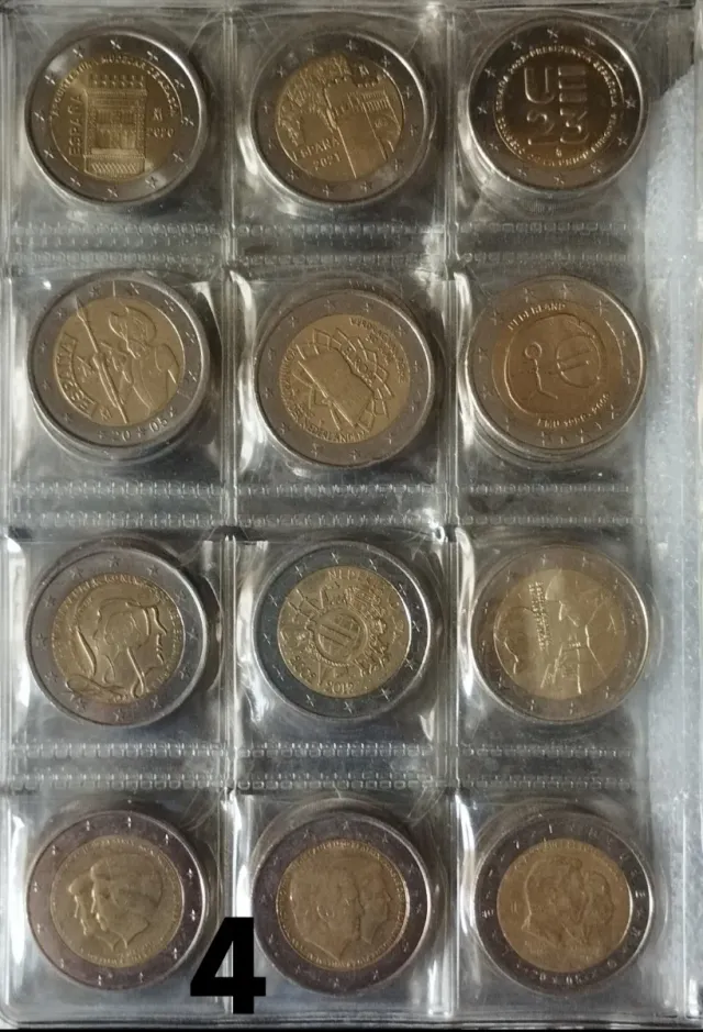 120 Monedas Conmemorativas 2€