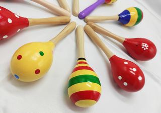 Maracas Infantiles de Madera