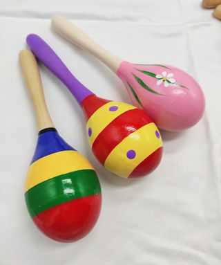 Maracas Infantiles de Madera