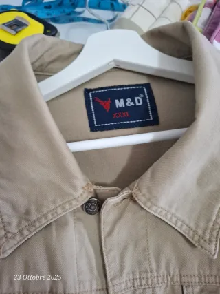 Giacca beige M&D taglia XXXL