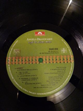 Vinile Angelo Branduardi - Cogli la prima mela