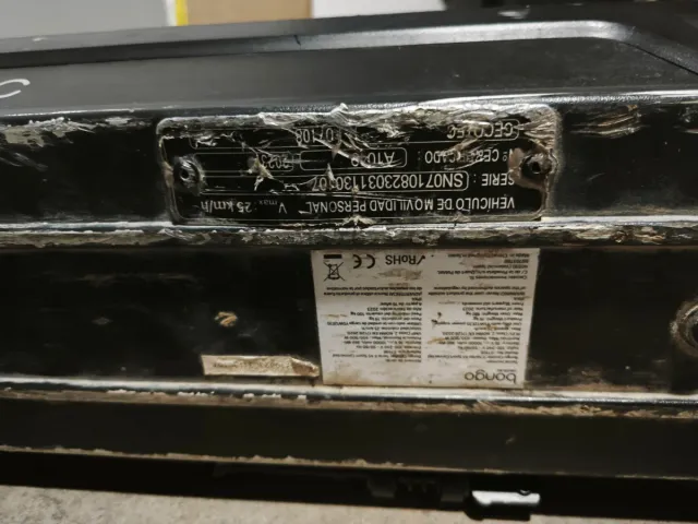 Patinete Cecotec bongo X45s
Certificado DGT A1049