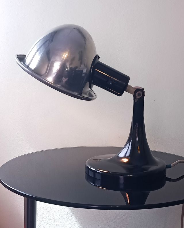 Lâmpada industrial de baquelite da Alemanha dos anos 50