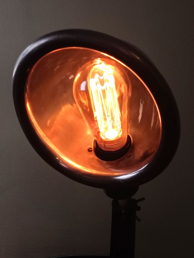 Lâmpada industrial de baquelite da Alemanha dos anos 50