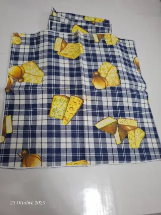 Set 12 Tovagliette Cotone Fantasia Formaggio