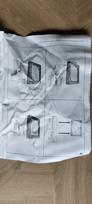 Ventana PVC Climalit 120x60 Nueva Blanca/Negra