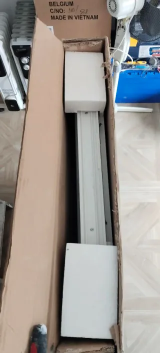 Ventana PVC Climalit 120x60 Nueva Blanca/Negra