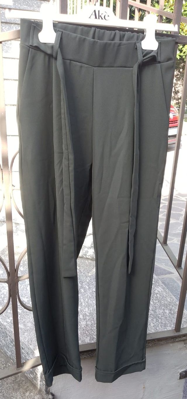 Pantaloni donna Zuiki verde oliva
