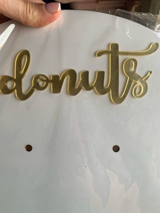 tablero donuts fiestas 