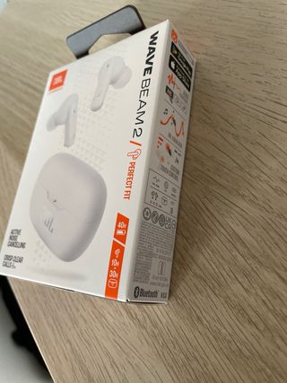 Auriculares JBL Wave Beam 2 Blancos Nuevos