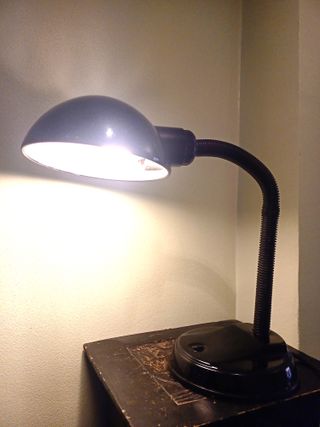 Lámpara Flexo Industrial Negra España 90's