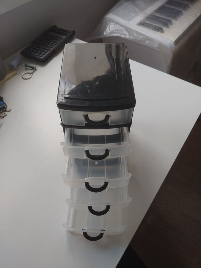 Mini cajonera organizadora de plástico