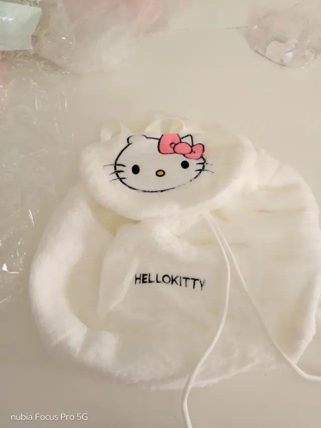 Zaino Hello Kitty bianco e rosa