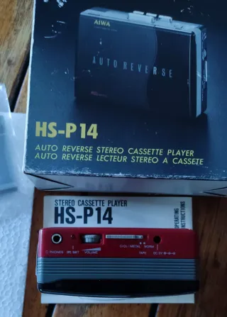 Walkman Aiwa HS-P14 Auto Reverse, cintas metal