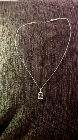Collar Tous Oso Plata