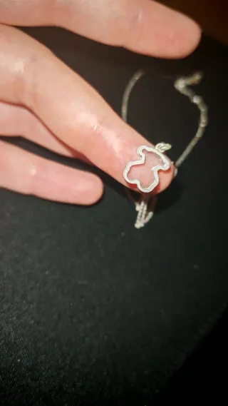 Collar Tous Oso Plata