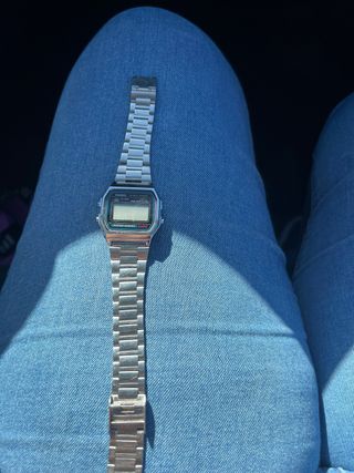 Reloj Casio A158W Plateado Original