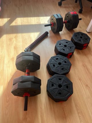Juego Mancuernas Ajustables Pesas