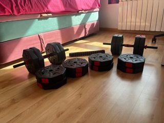 Juego Mancuernas Ajustables Pesas