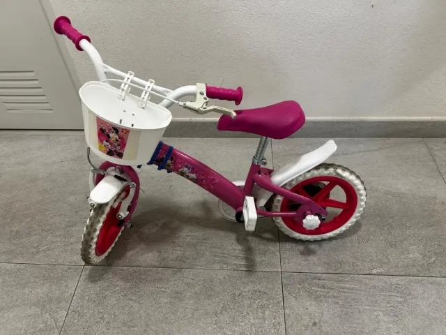 Bicicleta niña Minnie Rosa