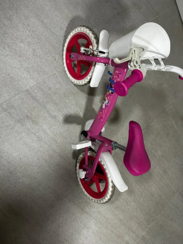 Bicicleta niña Minnie Rosa