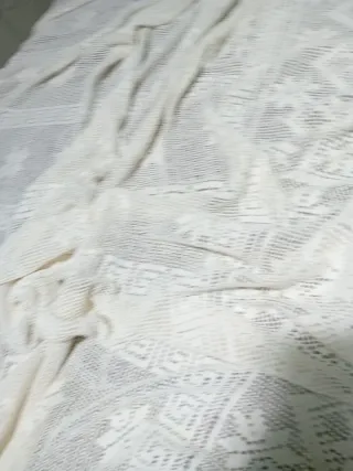 Copriletto uncinetto fatto a mano cm250x210