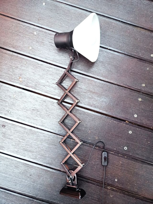 Candeeiro de Parede Industrial Tijeras España 80's