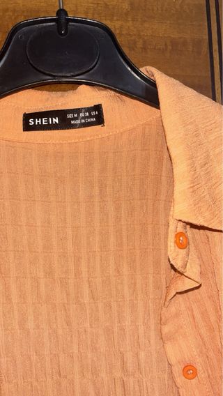 Camicetta corta Shein arancione