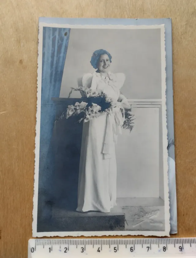 Lote de fotografías antiguas de boda 1938