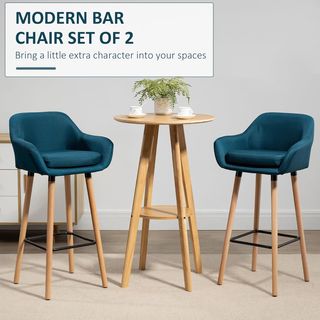 Sgabelli da bar design scandinavo – Set di 2 sgabe