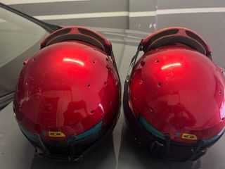 2 Cascos de Esquí Salomón y gafas Briko 80€ 2unt