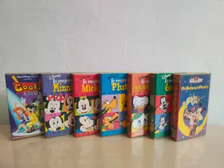 Lote 7 VHS Lo Mejor de... Disney