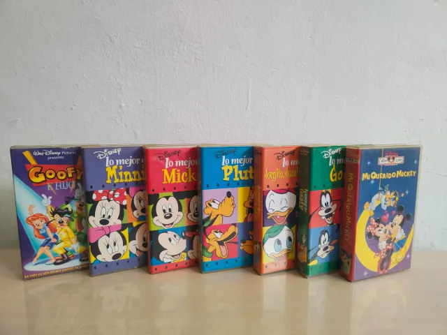Lote 7 VHS Lo Mejor de... Disney