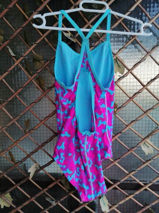 Bañador Natación Rosa y Turquesa