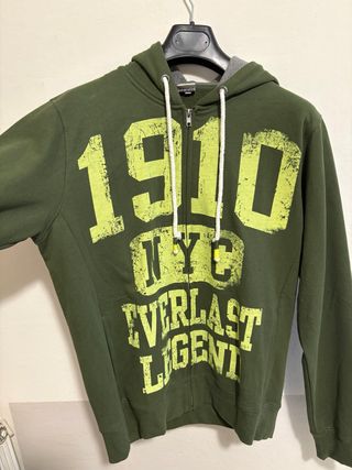 Felpa Everlast con zip e cappuccio