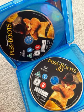 Blu-ray 3D El Gato con Botas + DVD