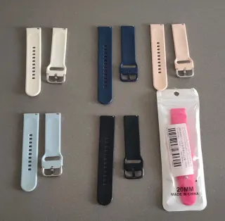 6 Correas Smartwatch 20mm