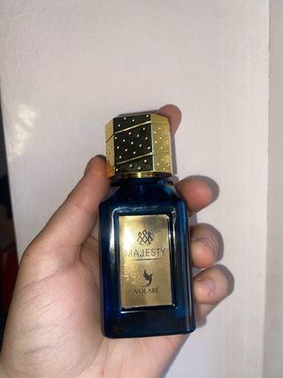 Perfume Volare Majesty Hombre Azul Dorado