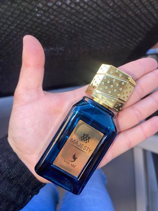 Perfume Volare Majesty Hombre Azul Dorado