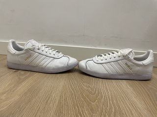 Zapatillas Adidas Gazelle blanca piel Talla 39 1/3