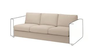 VIMLE fodera x divano 3 posti hallarp beige