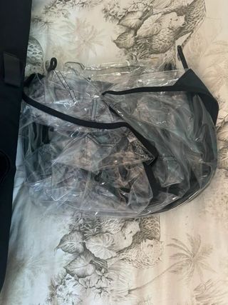 Carro Bugaboo azul y negro