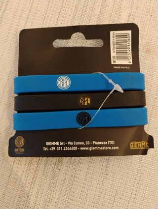 Set 3 Braccialetti Inter