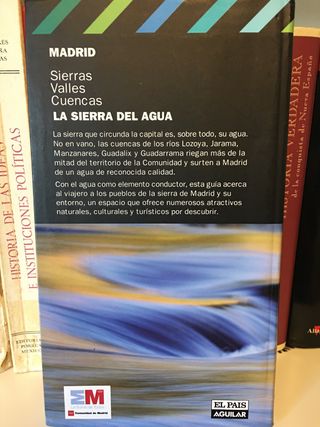 LA SIERRA DEL AGUA. MADRID. GUÍA TURÍSTICA.
