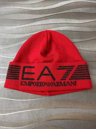 Gorro Emporio Armani EA7 Lana Rojo