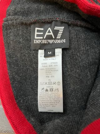 Gorro Emporio Armani EA7 Lana Rojo