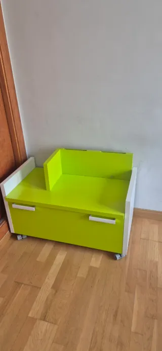 Cama Nido Juvenil Azul con Arcón